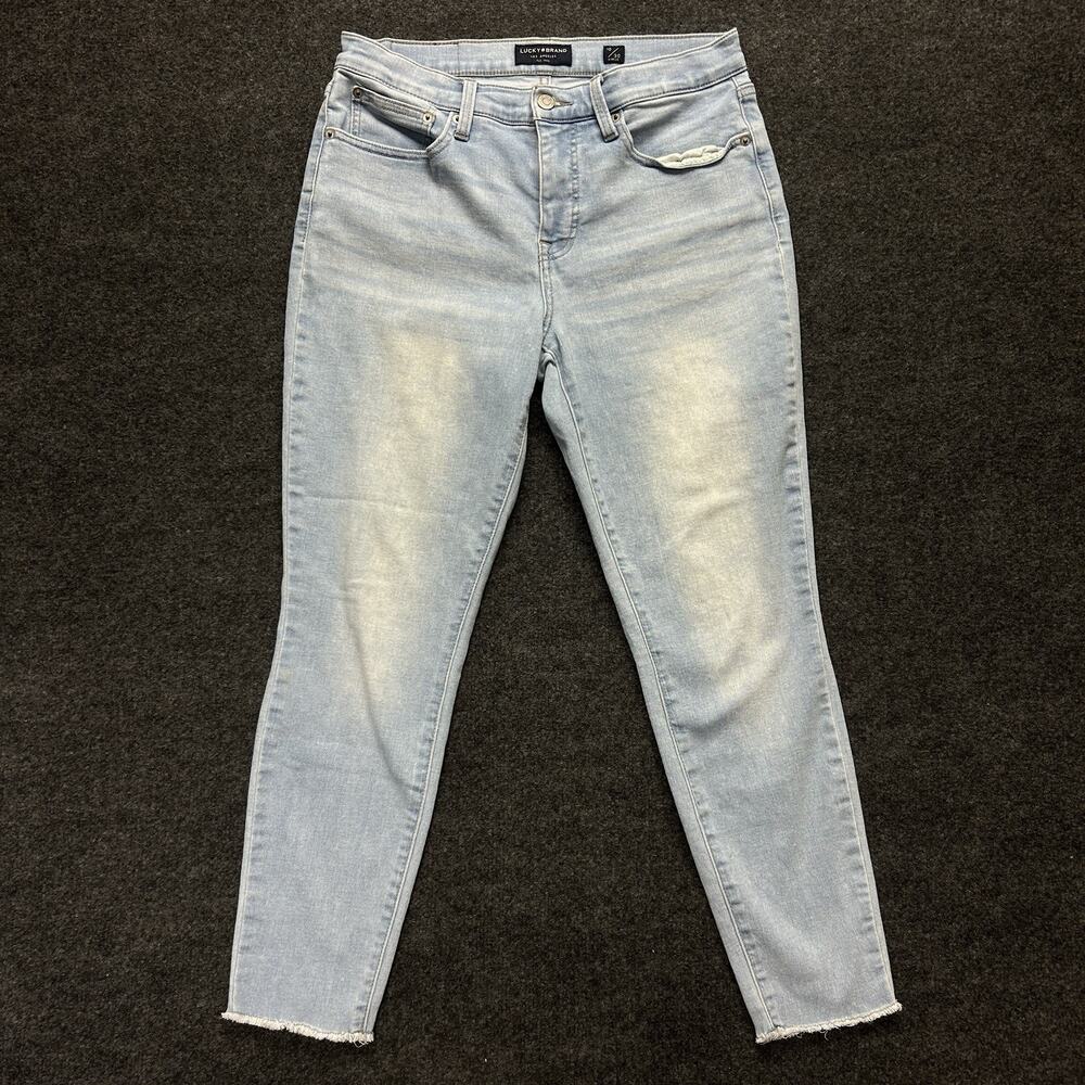 Lucky Brand Ava Mid-Rise Skinny Ankle Jeans Women’s 10/30 Lightwash Denim Slim